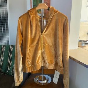 Fabletics XL velour hoodie